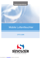 Sinclair CFO-20N Bedienungsanleitung