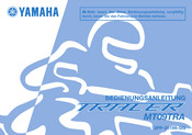 Yamaha Tracer MT09TRA Bedienungsanleitung