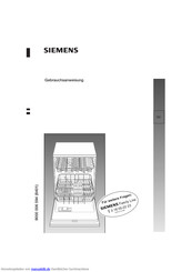 Siemens se20t291eu Gebrauchsanweisung