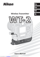 Nikon WT-2 Referenzhandbuch