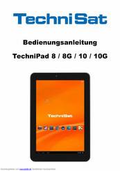 TechniSat TechniPad 8G Bedienungsanleitung