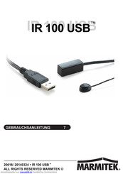 Marmitek IR 100 USB Gebrauchsanleitung