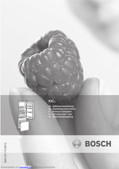 Bosch KIC series Gebrauchsanleitung