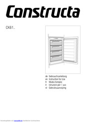 Constructa CK61 Serie Gebrauchsanleitung