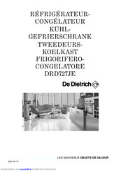 DeDietrich DRD727JE Handbuch