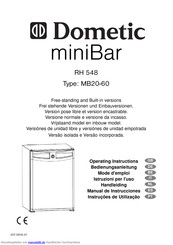 Dometic RH 548 Minibar Bedienungsanleitung