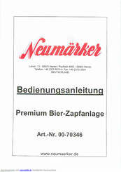 Neumaerker 00-70346 Bedienungsanleitung