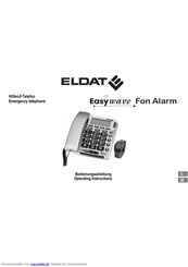 Eldat Easywave Fon Alarm Bedienungsanleitung