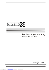 Optibox 100 Bedienungsanleitung