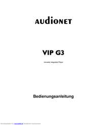 Audionet VIP G3 Bedienungsanleitung