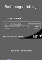 NEO Coolstream Bedienungsanleitung