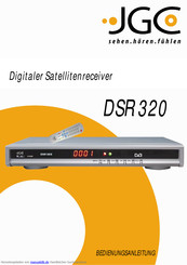 JGC DSR320 Bedienungsanleitung