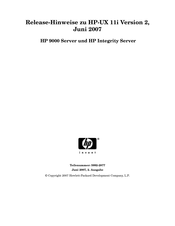 HP HP-UX 11i Handbuch