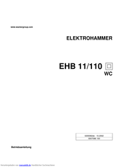 WACKER Group EHB 110 Betriebsanleitung