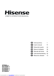 Hisense GT203A++ Bedienungsanleitung