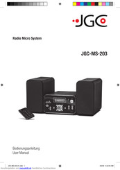 JGC MS-203 Bedienungsanleitung
