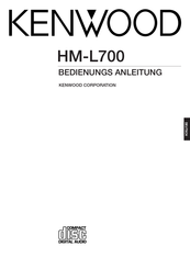 Kenwood HM-L700 Bedienungsanleitung