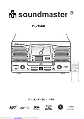 Soundmaster PL-745CD Kurzanleitung