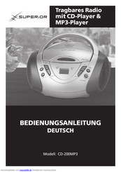 Superior CD 12 MP3 USB Bedienungsanleitung