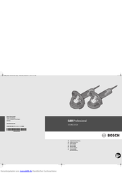 Bosch GBR Professional 15 CA Originalbetriebsanleitung