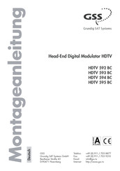 GSS HDTV 594 BC Montageanleitung