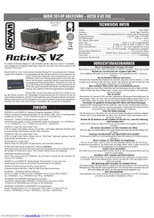 Novak Activ8 V2 Anleitung