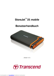 Transcend StoreJet25 mobile Benutzerhandbuch