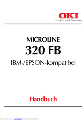Oki MICROLINE320 FB Handbuch