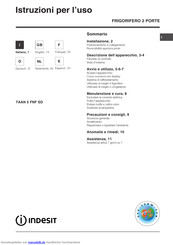 Indesit taan 5 fnf sd Gebrauchsanleitung