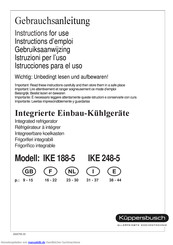 Kuppersbusch IKE 248-5 Gebrauchsanleitung