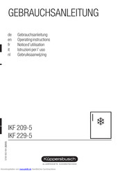 Kuppersbusch IKE 209-5 Gebrauchsanleitung