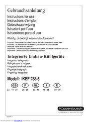 Kuppersbusch ikef 238-5 Gebrauchsanleitung