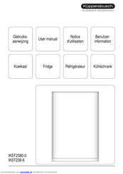 Kuppersbusch ikef2380-0 Benutzerhandbuch