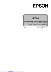 Epson RC90 Sicherheit Und Installation