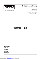 Beem Waffel-Flipp Bedienungsanleitung