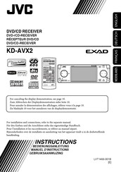 JVC KD-AVX2 Bedienungsanleitung