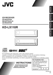 JVC KD-LX110 Bedienungsanleitung