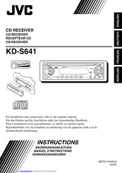 JVC KD-S641 Bedienungsanleitung