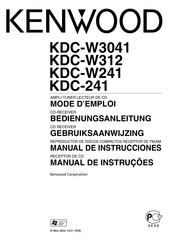 Kenwood KDC-W241 Bedienungsanleitung