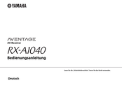 Yamaha RX-A1040 Bedienungsanleitung