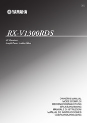 Yamaha RX-V1300RDS Bedienungsanleitung