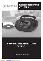 Superior CD-6600 Bedienungsanleitung