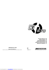 JBSystems cd 570 Bedienungsanleitung