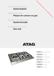 Atag HG9611 Bedienungsanleitung