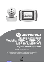Motorola MBP40/2 Bedienungsanleitung