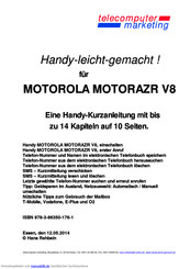 Motorola MOTORAZR V8 Kurzanleitung