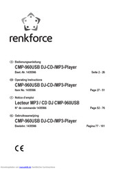 Renkforce CMP-960USB Bedienungsanleitung