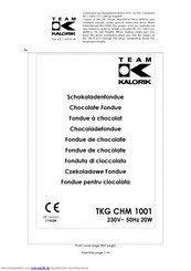 Kalorik TKG CHM 1001 Gebrauchsanleitung