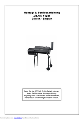ACTIVA Grillküche 11225 Smoker Montage & Betriebsanleitung