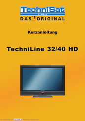 Technisat TechniLine 32/40 HD Kurzanleitung